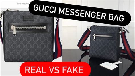 fake gucci print messenger bag|how to tell authentic gucci.